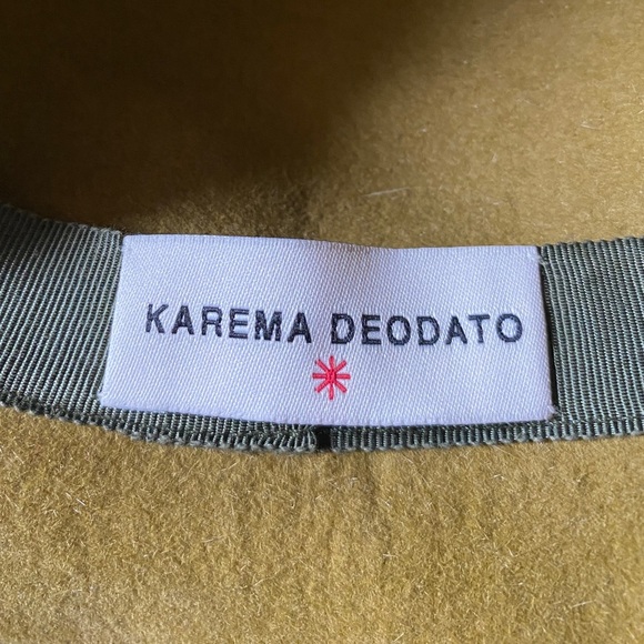 Karema Deodato Galette Velour Folded Brim Felt Hat